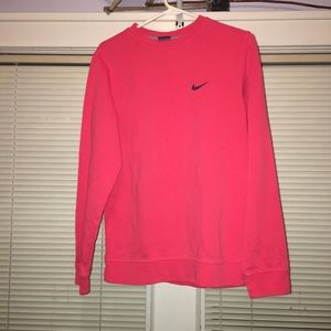 Pink Nike crewneck sweatshirt